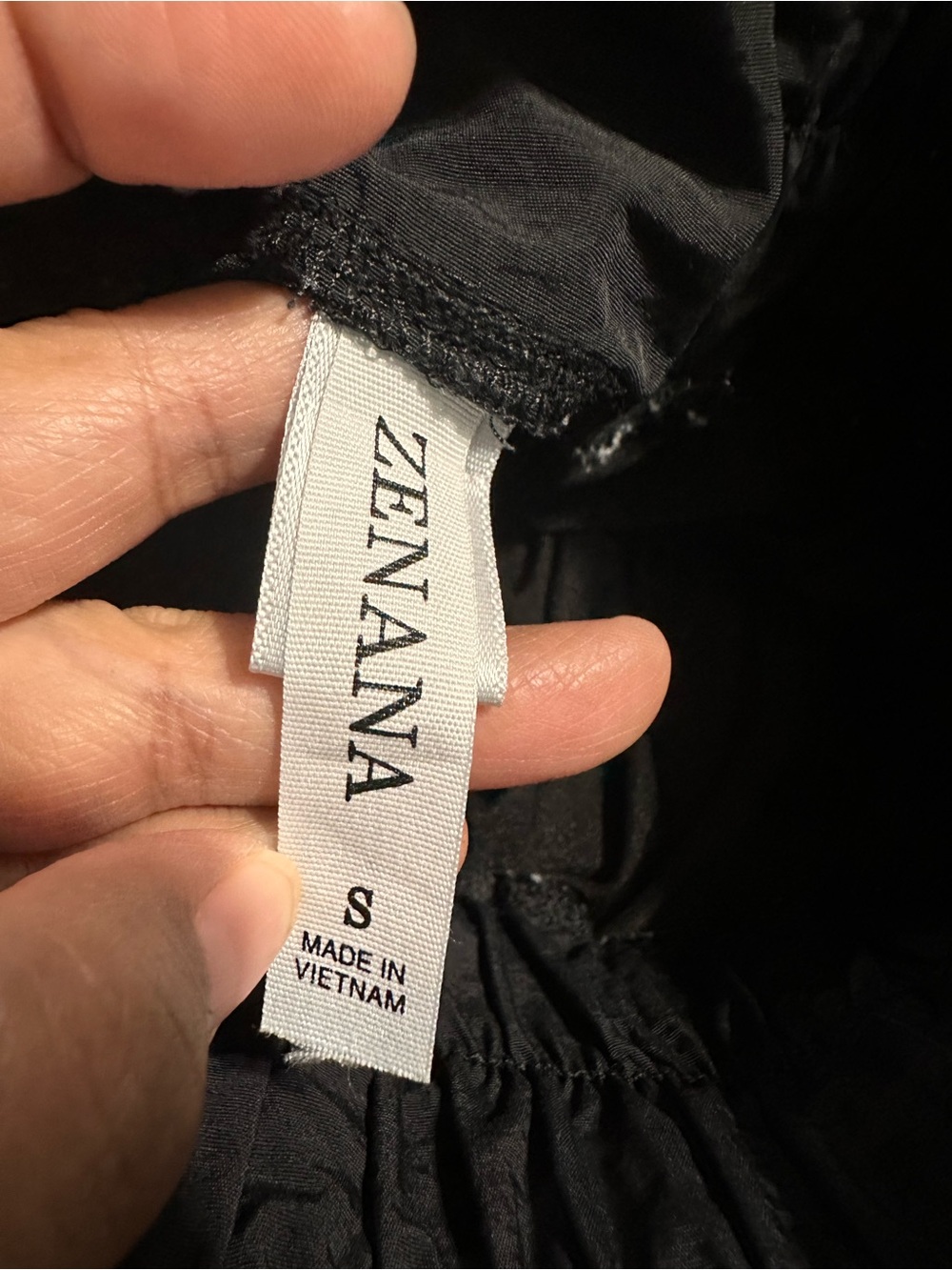 Zenana Outfitters Black High-Waist Paperbag Shorts - Picture 3 of 3